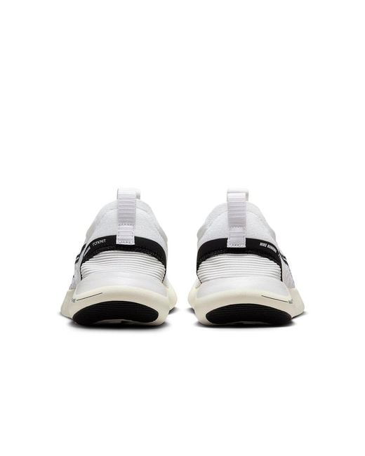 Nike White Free Rn Nn Road Running Shoes