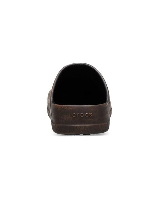 CROCSTM Brown Dylan Burnished Clogs 'Mocha'