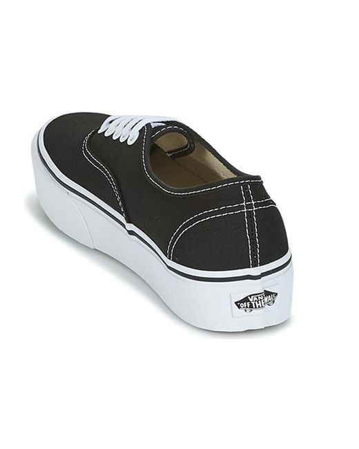 Vans Black Authentic Platform for men