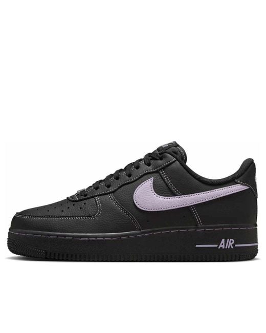 Nike Black Air Force 1 Low Light Lilac' for men