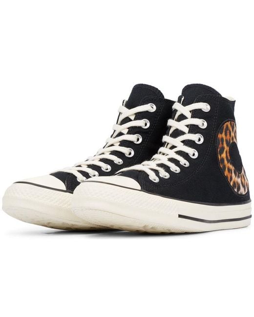 Converse Blue Chuck Taylor All Star 70S Wild Logo High Top C-Leopard for men