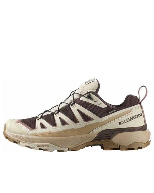 Salomon Brown X Ultra 360 Edge Gore-Tex 'Delicioso Almond Milk Burlwood' for men
