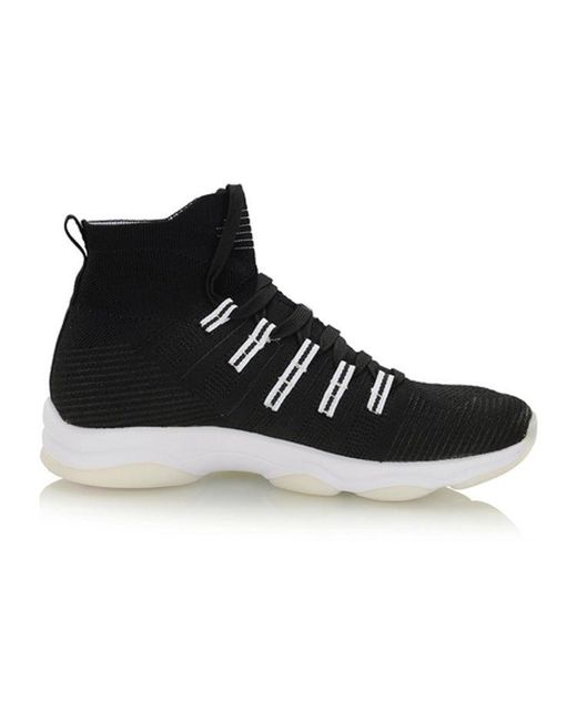 Li-ning Black (Wmns) High-Top Running Shoes