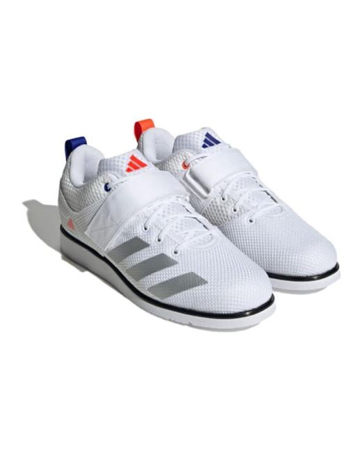 Adidas White Powerlift 5 for men