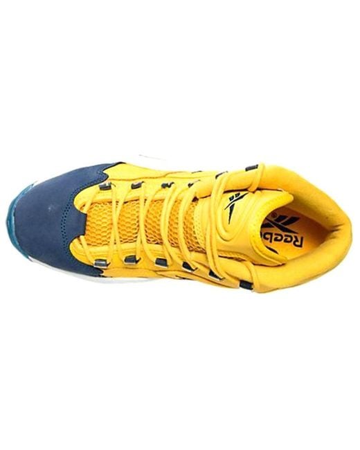 Reebok Yellow Question Mid 'All Star' for men