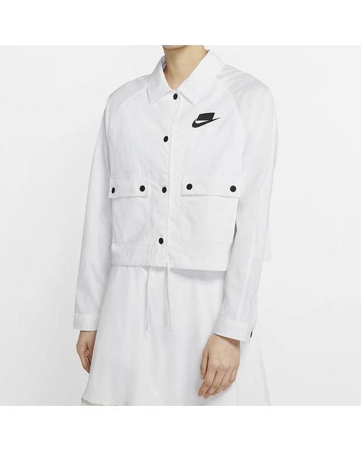 Nike White (Wmns) Sportswear Jacket