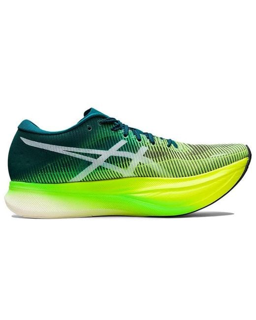 Asics Green Metaspeed Sky+ 'Velvet Pine Safety' for men