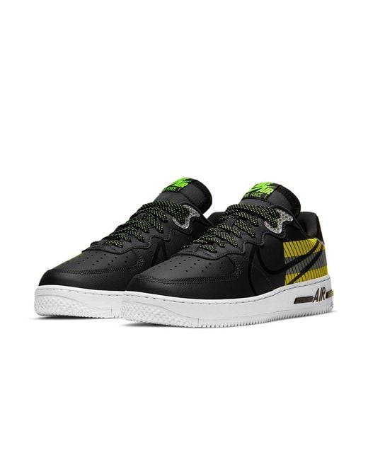 Nike Brown 3M X Air Force 1 React Lx 'Anthracite Volt' for men