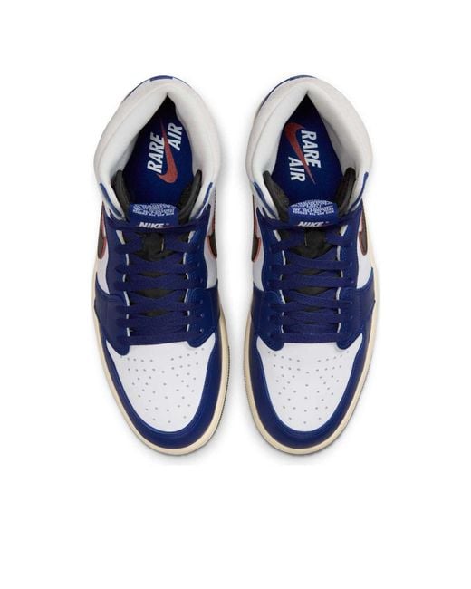 Nike Blue Air 1 Retro High Og 'Rare Air' Dz5485-100 for men