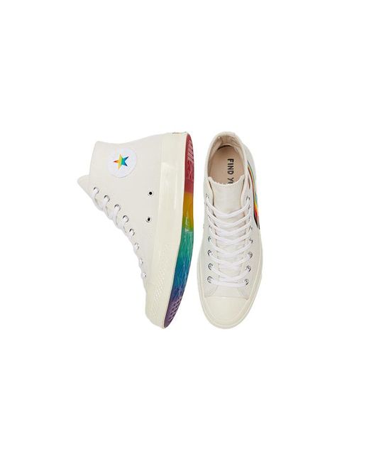 Converse White Chuck 70 High 'Pride' for men
