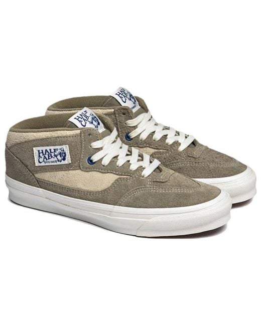 Vans Brown Half Cab Og Lx Hairy Suede 'Khaki'