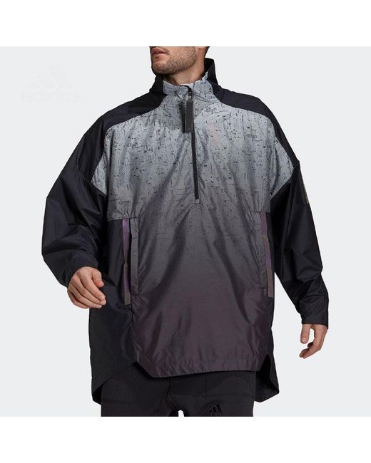 Adidas Black Myshelter Wind Ready Jacket Halo' for men