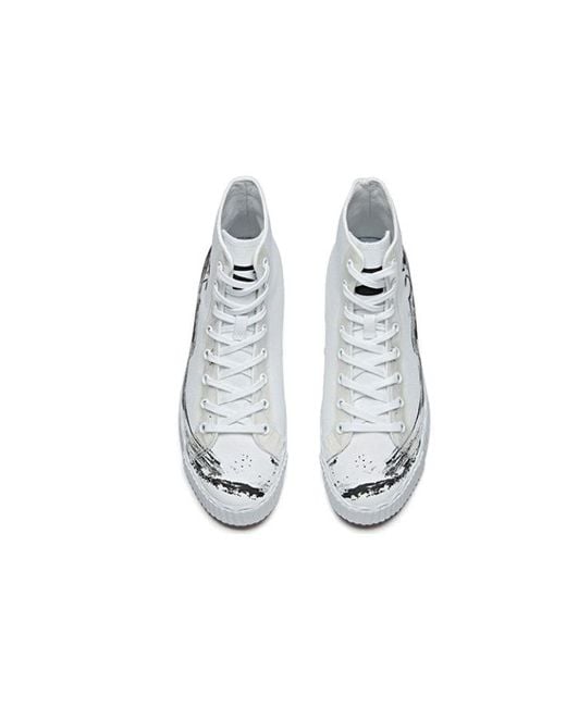 Anta White (Wmns) Life Series Sneakers Canvas High 'Suzhou'