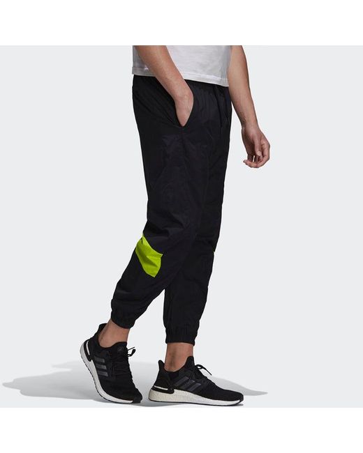 Adidas Black M Urban Wv Pant Sports Bundle Feet Long Pants for men