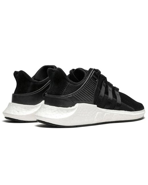 Adidas Black Eqt Support 93/17 'Milled Leather' for men