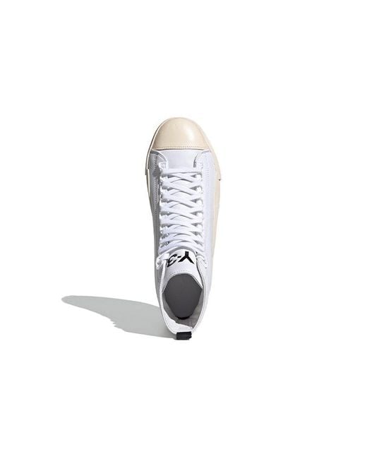 Adidas White Y-3 Yuben Mid 'Core' for men