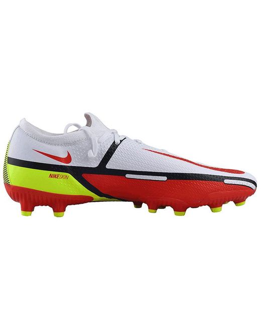 Gemoedsrust Op risico sneeuwman Nike Phantom Gt2 Pro Ag Pro Football Shoes White/red for Men | Lyst