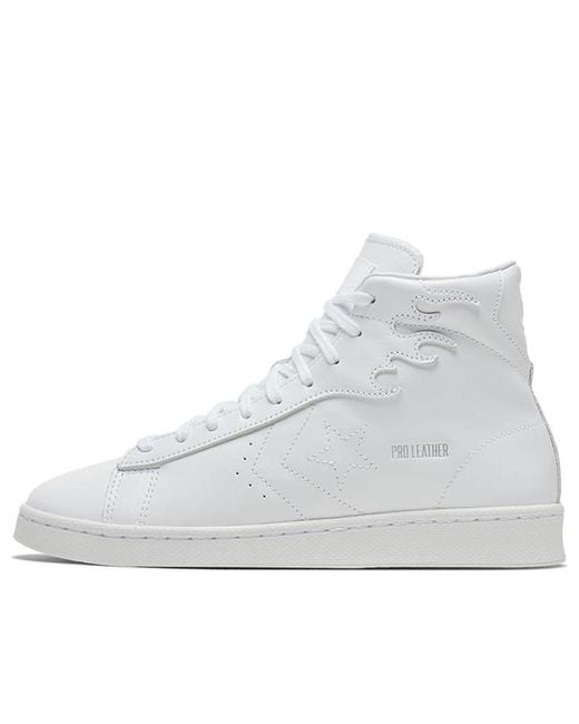 Converse White Pro Leather Flames' for men