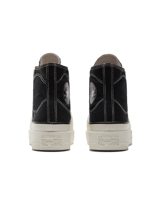 Converse Black Chuck Taylor All Star Construct Hi for men