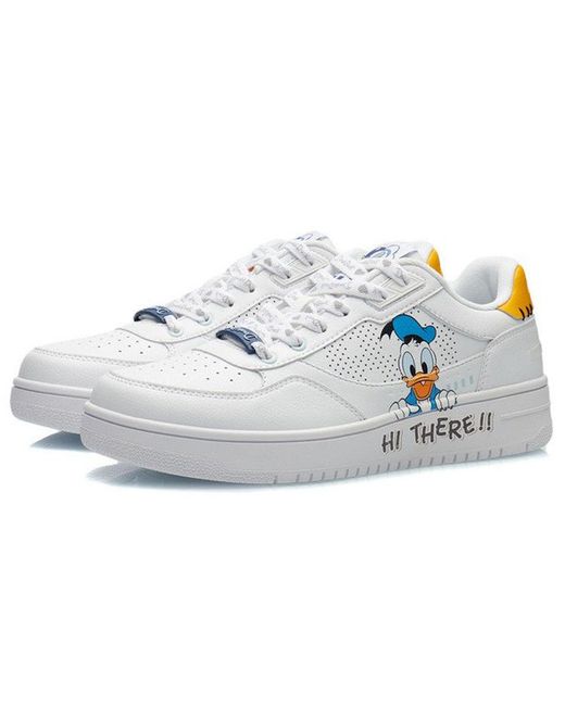 Li-ning White Classic Skateboarding X Disney Donald Duck for men