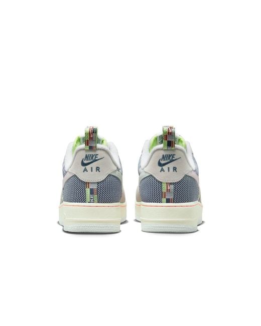 Nike Blue Air Force 1 '07 Premium 'Sashiko' for men