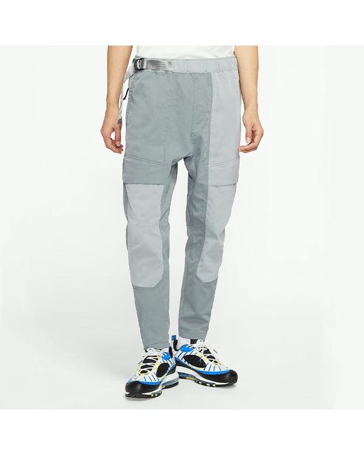 Nike Gray As Sportswear Tch Pck Pant Wvn Smoke for men