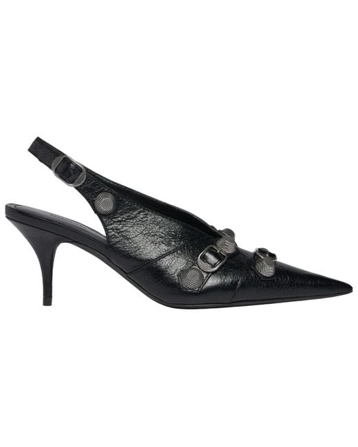 Balenciaga Black (Wmns) Cagole Slingback 70Mm Pumps