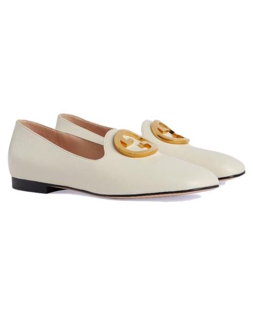 Gucci Metallic (Wmns) Logo Plaque Loafers