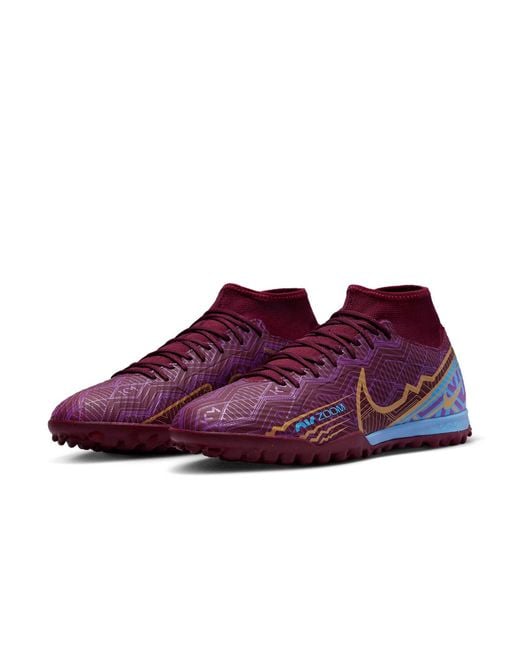 Nike Purple Mercurial Superfly 9 Academy Km Tf for men