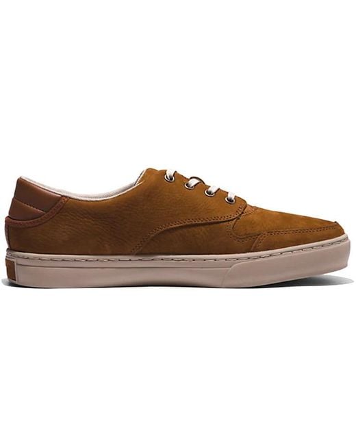 Timberland Brown Adventure 2.0 Oxford Shoes 'Rust Nubuck' for men