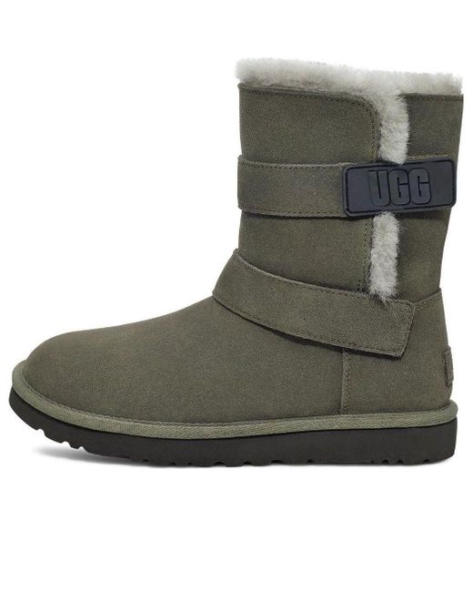 Ugg Green (Wmns) Bailey Graphic Logo Strap Boot