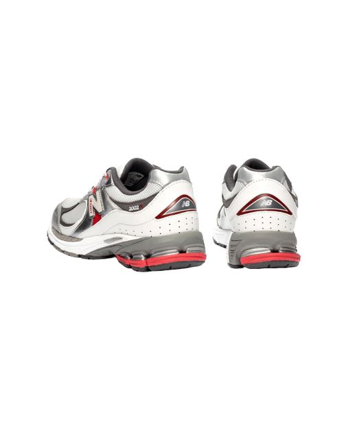 New Balance White 2002R Metallic Team' for men