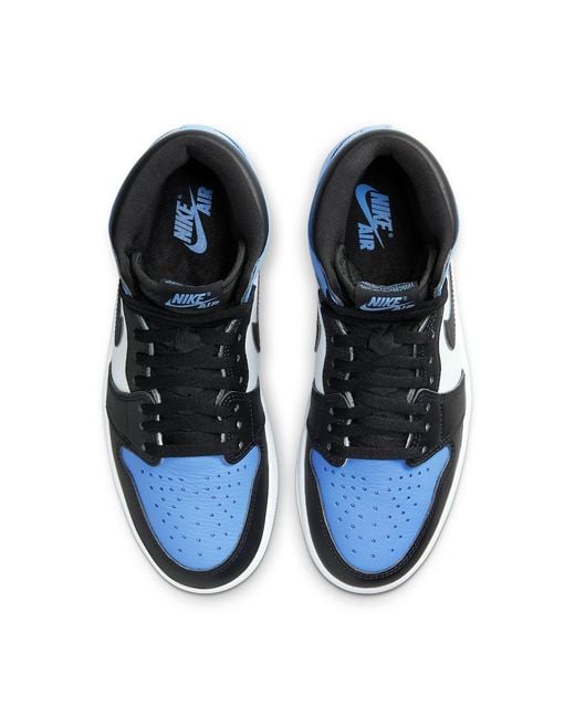 Nike Blue 1 Retro High Og 'unc Toe' for men