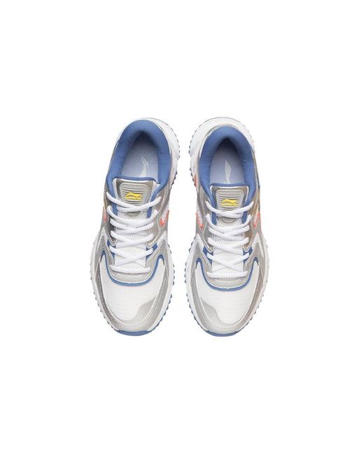 Li-ning Blue Retro Running Shoes for men