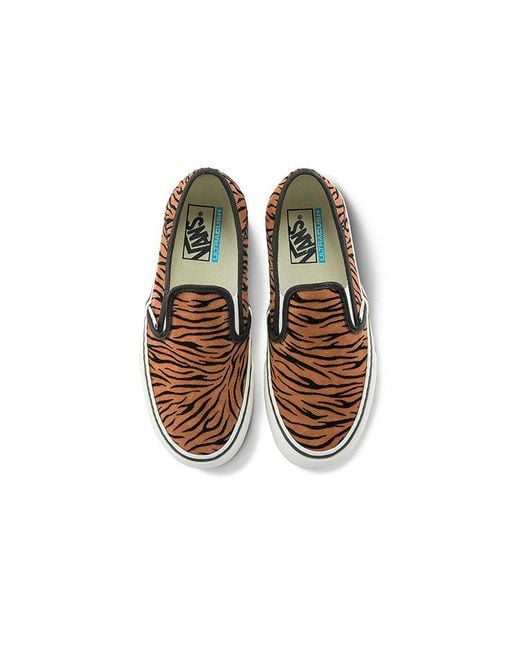 Vans Brown Slip-On Sf Sneakers for men