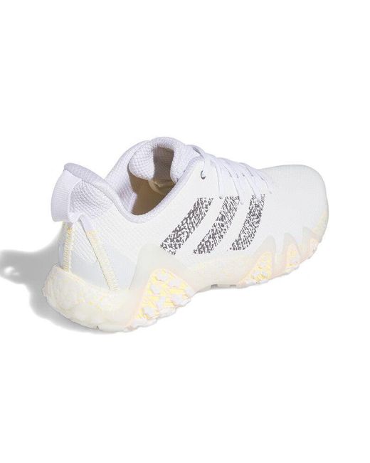 Adidas White Codechaos 22 Lace Golf Shoes for men