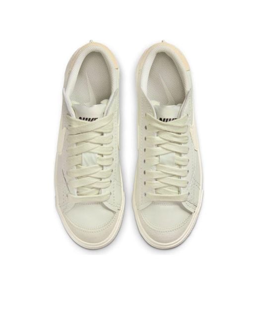Nike White (Wmns) Blazer Low '77 Jumbo 'Sea Glass Pale Ivory'