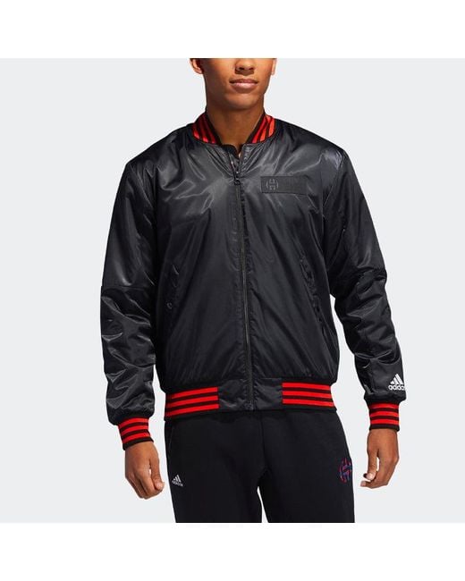 Adidas Blue Hrdn Jkt Bb Sho Casual Sports Basketball Jacket for men