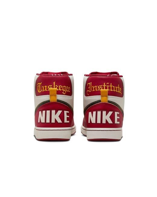 Nike Red X Tuskegee University Terminator High 'Golden Tigers' for men