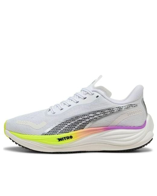 PUMA White (Wmns) Velocity Nitro 3 Pure'