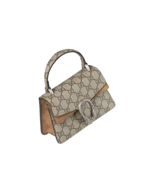 Gucci Gray (Wmns) Dionysus Mini Top Handle Bag Ebony'