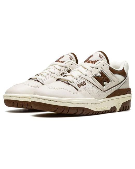 New Balance White 550 Aime Leon Dore Brown