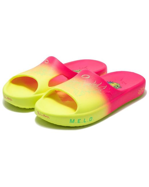 PUMA Pink Shibui Cat Slide X Rick And Morty X Lamelo Ball 'Adventures' for men