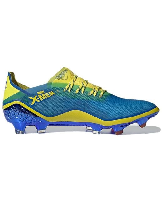 Adidas Blue X Marvel X Ghosted.1 Fg 'Cyclops' for men