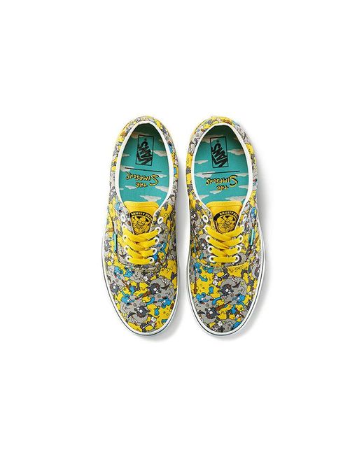 Vans Yellow The Simpsons X Era 'Itchy & Scratchy' for men