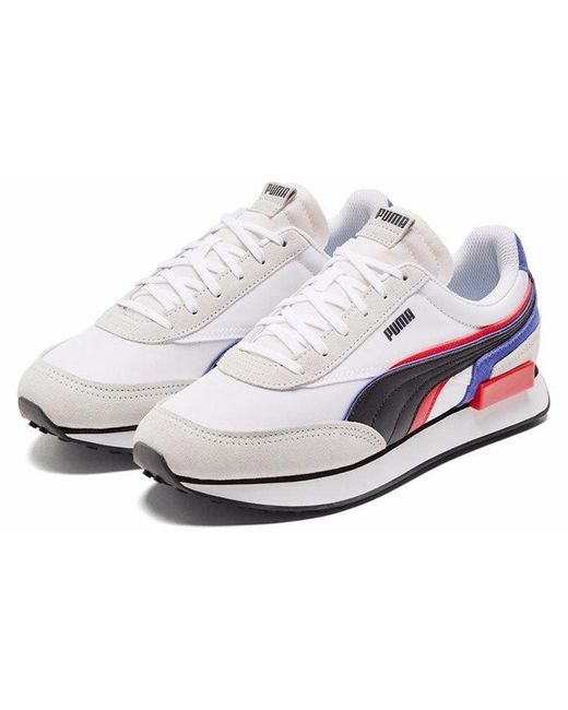 PUMA White Future Rider 'Double for men