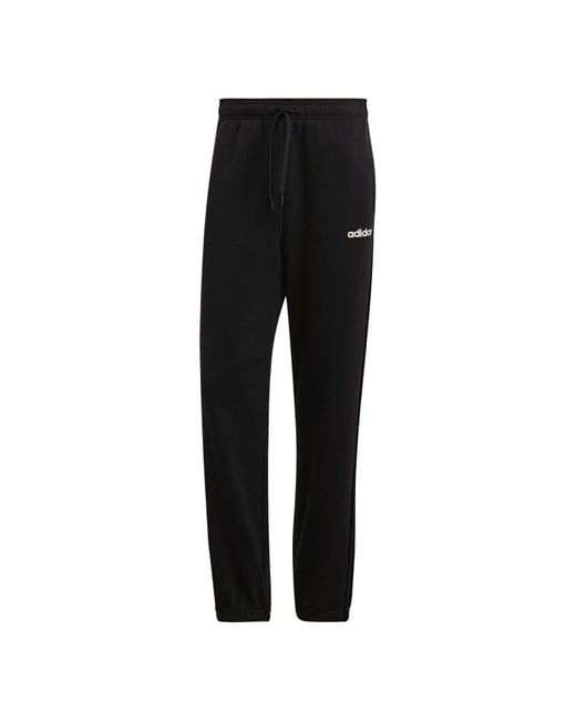 Adidas Black Loose Knit Breathable Stripe Casual Sports Pants for men