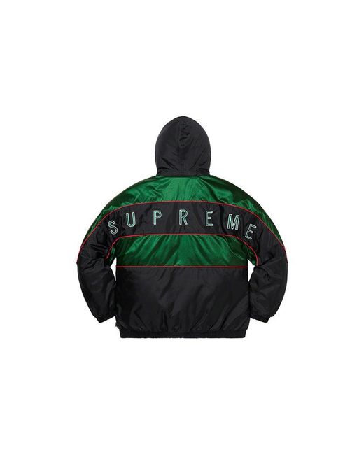 Supreme Green Fw19 Week 4 Sports Piping Puffy Jacket for men
