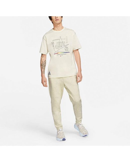 Nike White As Sportswear Tee M2Z Hbr Pure for men