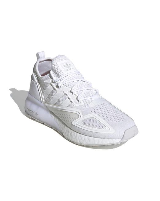 Adidas White Zx 2K Boost 'Cloud' for men